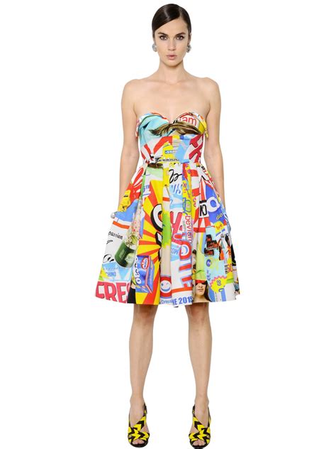 cheap moschino dresses|moschino anchor print dress.